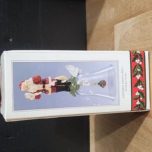 VINTAGE Christmas Thru The Ages Novelina Modern Santa Bell Style# CTA406, NIB!